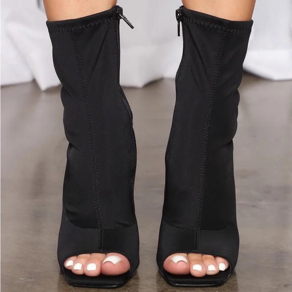 Square toe sock bootie - Picture 5 of 5